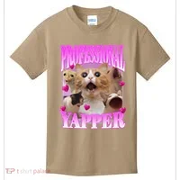 Cat Funny Oddly Specific Dank Meme Professional Yapper Kids T-Shirt thumb 0