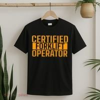 Certified Forklift Operator Forklift Driver Forklifting T-Shirt thumb 2