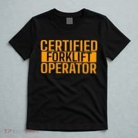 Certified Forklift Operator Forklift Driver Forklifting T-Shirt thumb 5