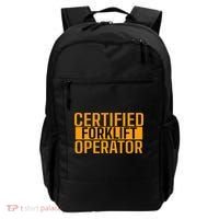 Certified Forklift Operator Forklift Driver Forklifting Backpack thumb 0