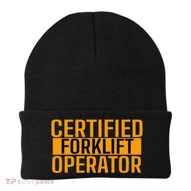 Certified Forklift Operator Forklift Driver Forklifting Beanie