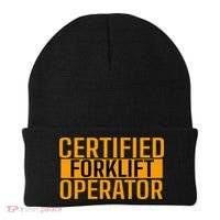 Certified Forklift Operator Forklift Driver Forklifting Beanie thumb 0