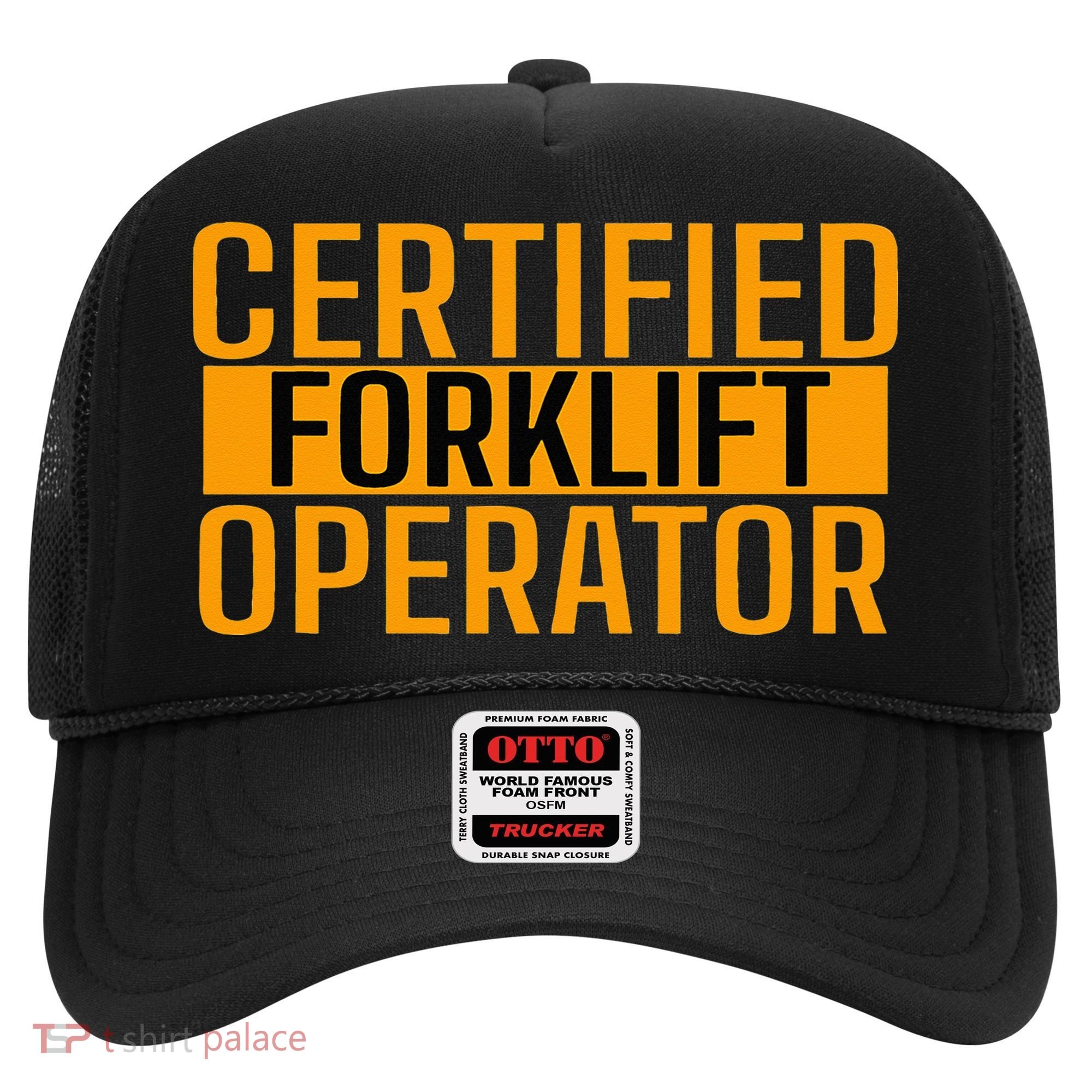 Certified Forklift Operator Forklift Driver Forklifting Hat