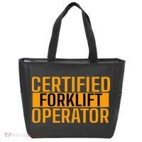Certified Forklift Operator Forklift Driver Forklifting Tote Bag thumb 0