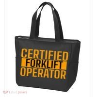 Certified Forklift Operator Forklift Driver Forklifting Tote Bag thumb 3