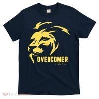 Christian Faith Overcomer Motivational Lion Of Judah T-Shirt thumb 0
