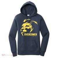 Christian Faith Overcomer Motivational Lion Of Judah Women's Hoodie thumb 0