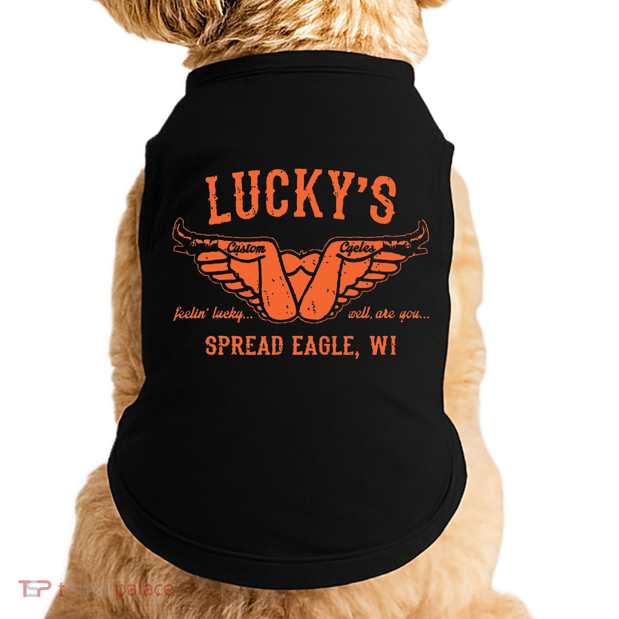 Cool Funny Offensive Motorcycle Biker Spread Eagle Gift Doggie Tank