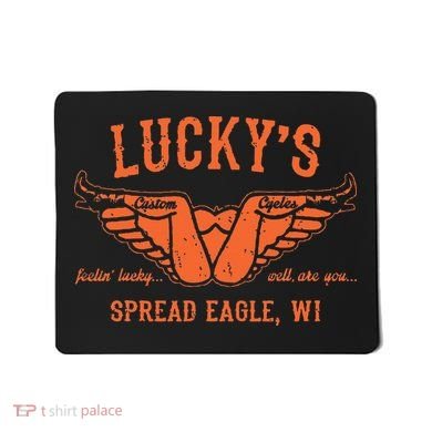 Cool Funny Offensive Motorcycle Biker Spread Eagle Gift Mousepad
