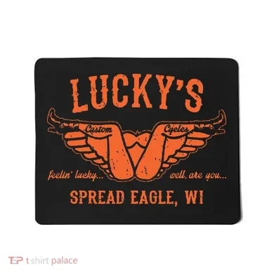 Cool Funny Offensive Motorcycle Biker Spread Eagle Gift Mousepad