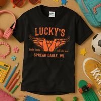 Cool Funny Offensive Motorcycle Biker Spread Eagle Gift Kids T-Shirt thumb 3