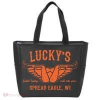 Cool Funny Offensive Motorcycle Biker Spread Eagle Gift Tote Bag thumb 0