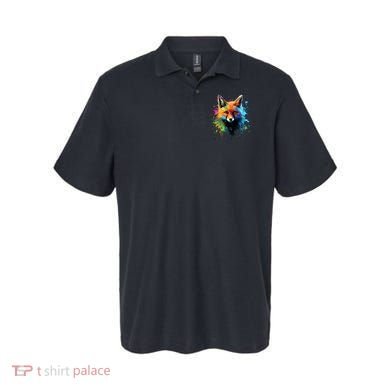 Cool Fox On Colorful Painted Fox Polo