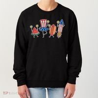 Cute Fourth Of July Summer Fun Group Women's Sweatshirt thumb 0