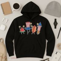 Cute Fourth Of July Summer Fun Group Hoodie thumb 3