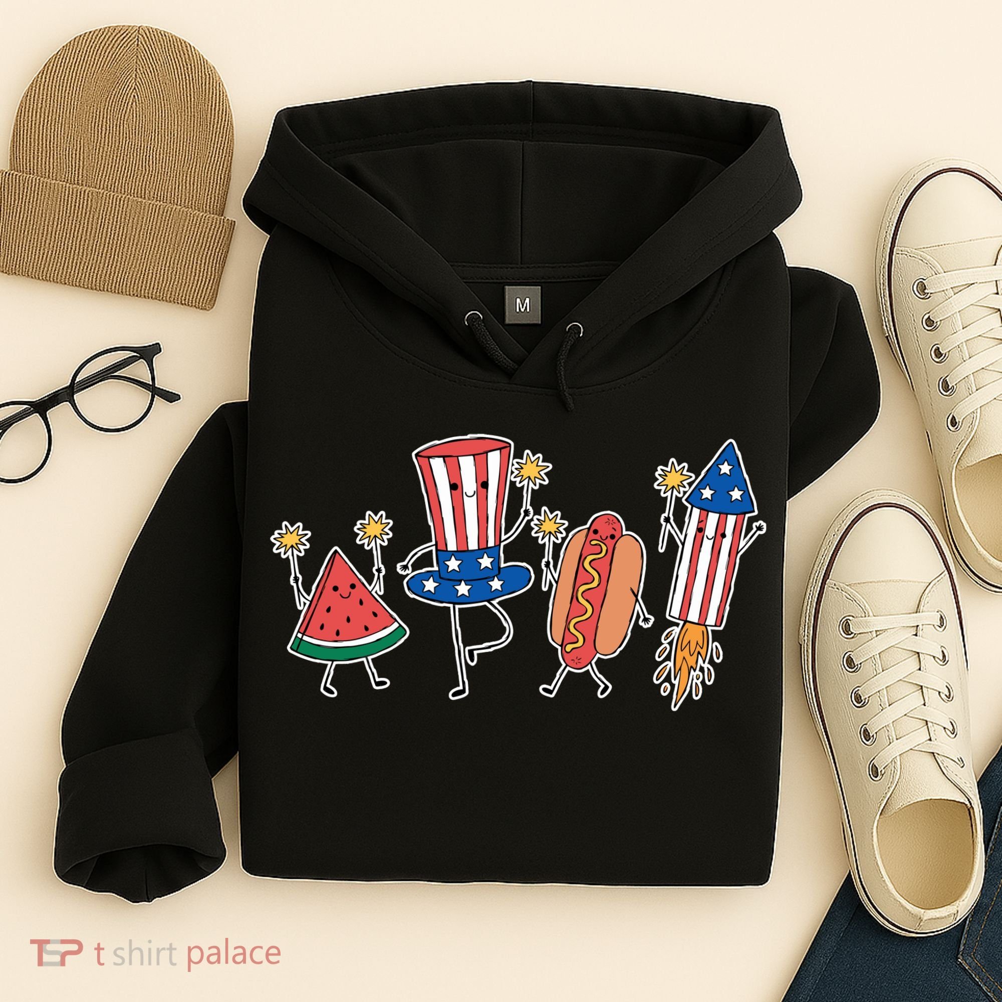 Cute Fourth Of July Summer Fun Group Hoodie