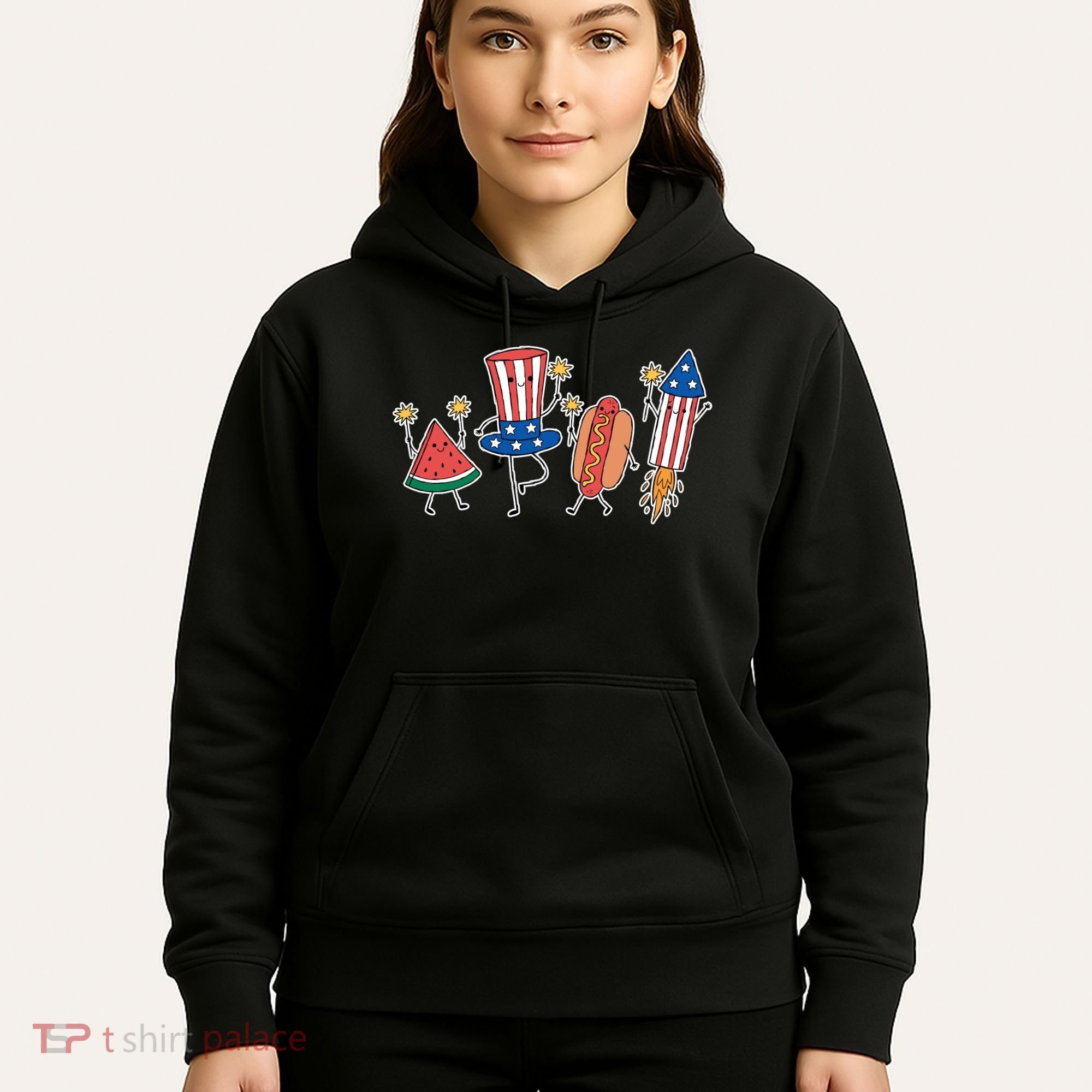 Cute Fourth Of July Summer Fun Group Hoodie