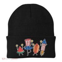 Cute Fourth Of July Summer Fun Group Beanie thumb 0