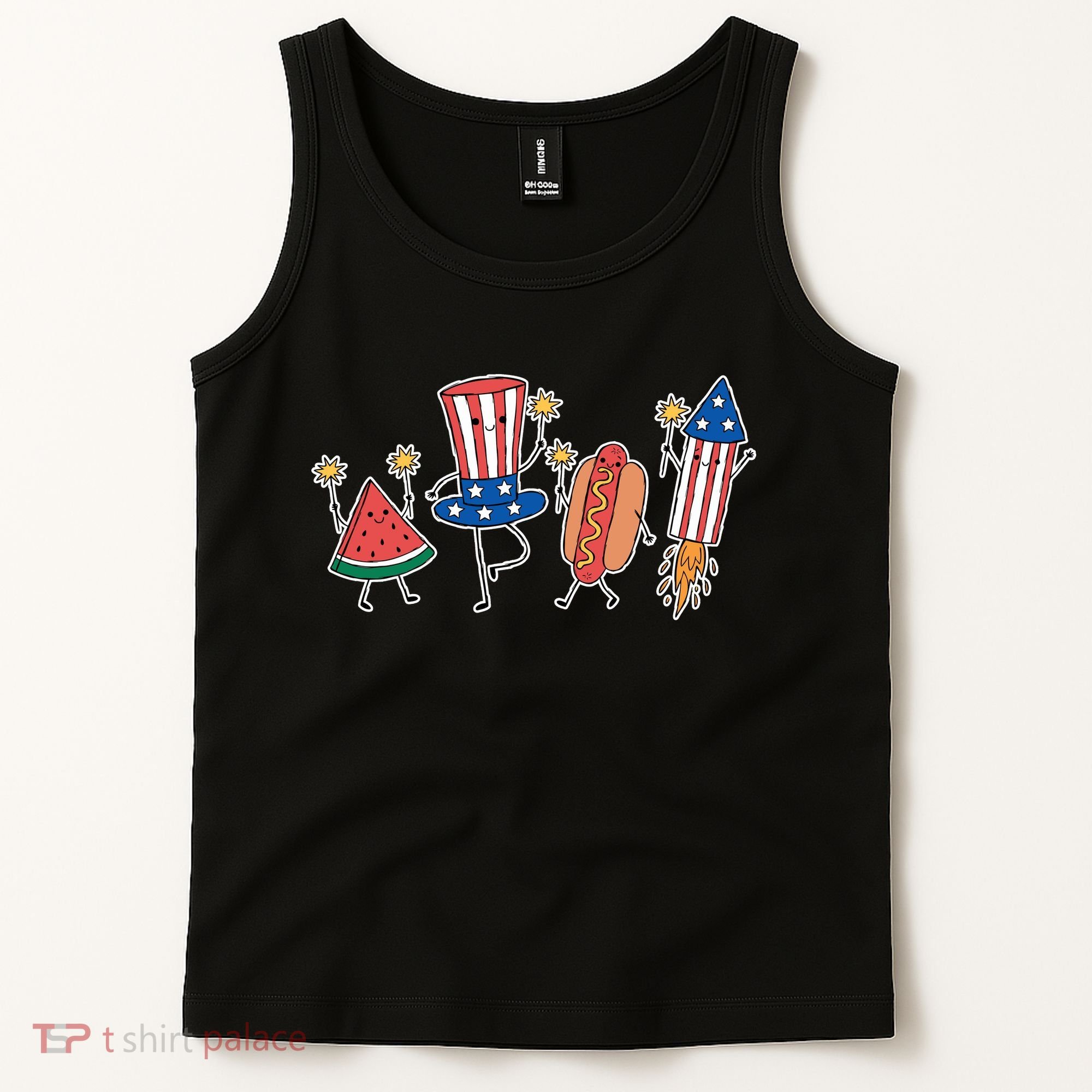 Cute Fourth Of July Summer Fun Group Tank Top