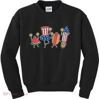 Cute Fourth Of July Summer Fun Group Kids Sweatshirt thumb 0
