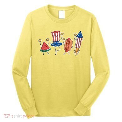 Cute Fourth Of July Summer Fun Group Long Sleeve Shirt