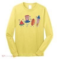 Cute Fourth Of July Summer Fun Group Long Sleeve Shirt thumb 0
