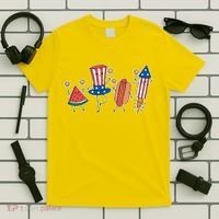 Cute Fourth Of July Summer Fun Group T-Shirt thumb 5