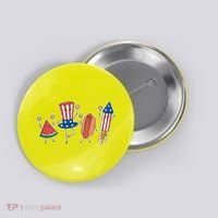 Cute Fourth Of July Summer Fun Group Button thumb 0