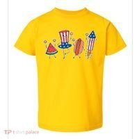 Cute Fourth Of July Summer Fun Group Toddler T-Shirt thumb 0