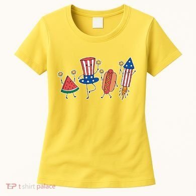 Cute Fourth Of July Summer Fun Group Women's T-Shirt