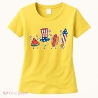 Cute Fourth Of July Summer Fun Group Women's T-Shirt thumb 0