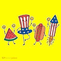 Cute Fourth Of July Summer Fun Group Women's T-Shirt thumb 6