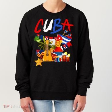 Cuban Flag Outfit Ideas Hispanic Cuba Flag Women's Sweatshirt