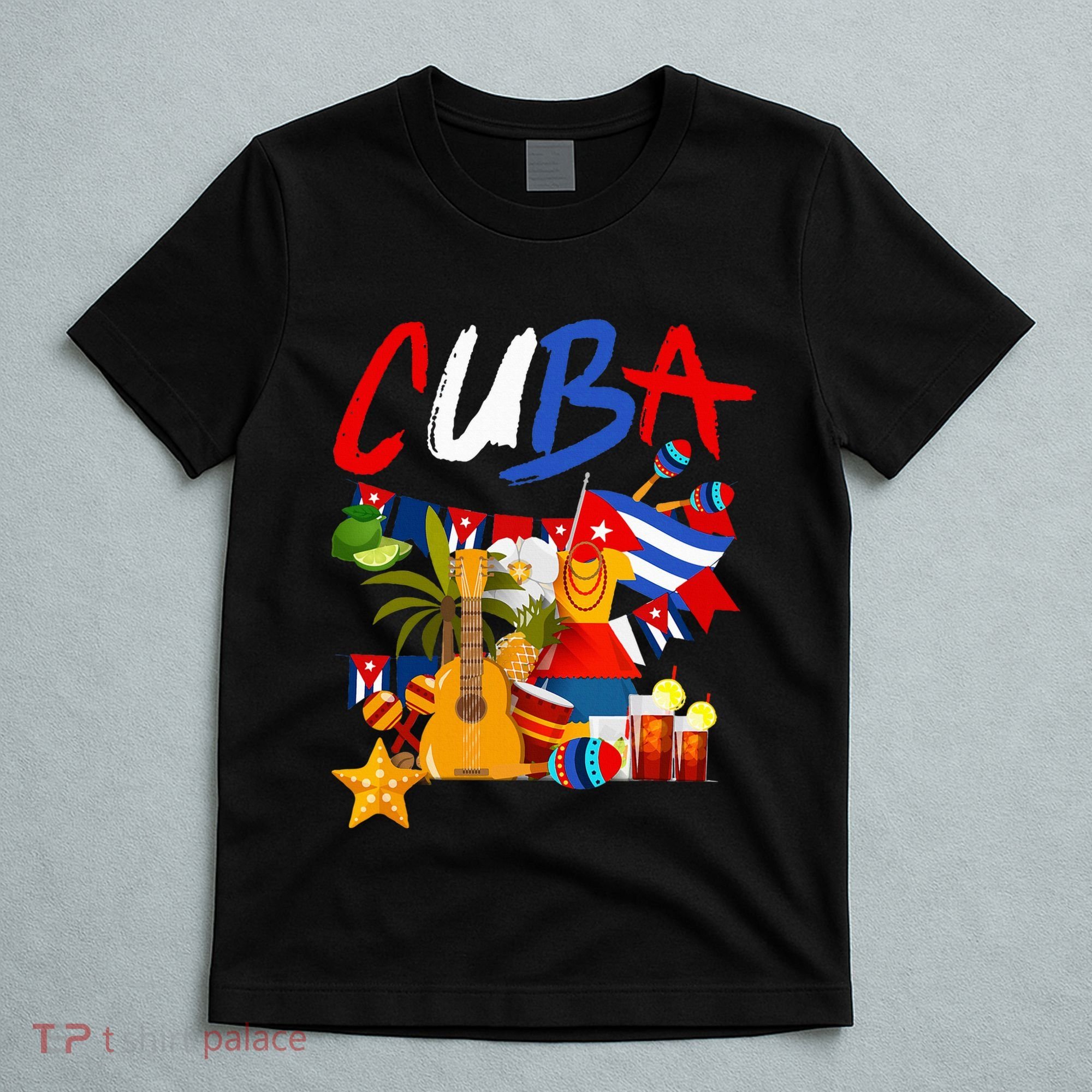 Cuban Flag Outfit Ideas Hispanic Cuba Flag T-Shirt