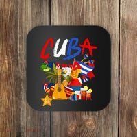 Cuban Flag Outfit Ideas Hispanic Cuba Flag Coaster thumb 0