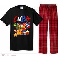 Cuban Flag Outfit Ideas Hispanic Cuba Flag Pajama Set thumb 0
