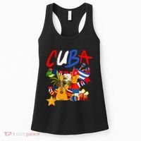 Cuban Flag Outfit Ideas Hispanic Cuba Flag Women's Tank Top thumb 0