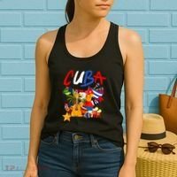Cuban Flag Outfit Ideas Hispanic Cuba Flag Women's Tank Top thumb 2
