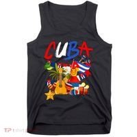 Cuban Flag Outfit Ideas Hispanic Cuba Flag Tank Top thumb 0