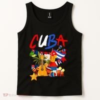 Cuban Flag Outfit Ideas Hispanic Cuba Flag Tank Top thumb 2