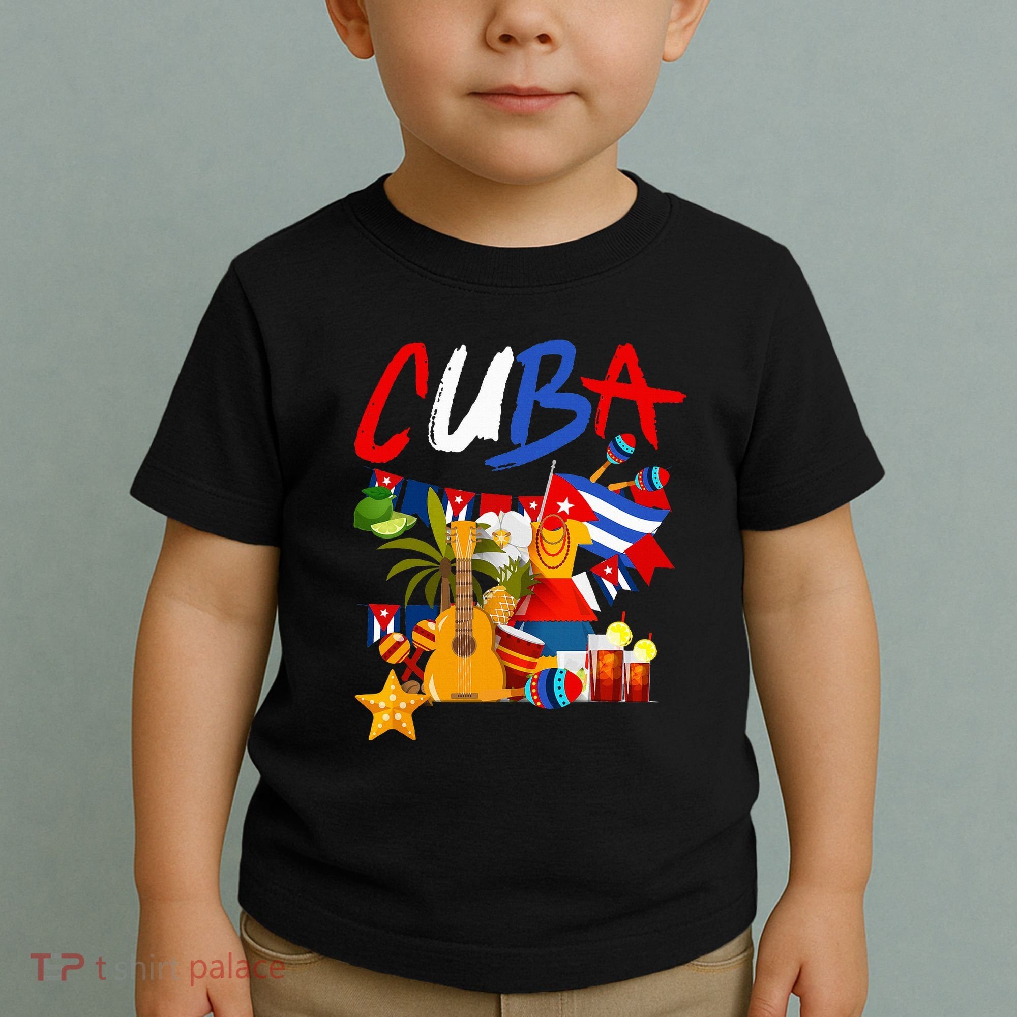Cuban Flag Outfit Ideas Hispanic Cuba Flag Toddler T-Shirt