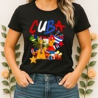 Cuban Flag Outfit Ideas Hispanic Cuba Flag Women's T-Shirt thumb 2