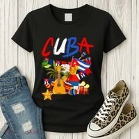 Cuban Flag Outfit Ideas Hispanic Cuba Flag Women's T-Shirt thumb 3