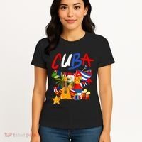 Cuban Flag Outfit Ideas Hispanic Cuba Flag Women's T-Shirt thumb 4