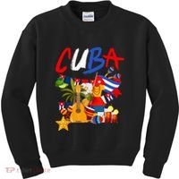 Cuban Flag Outfit Ideas Hispanic Cuba Flag Kids Sweatshirt thumb 0