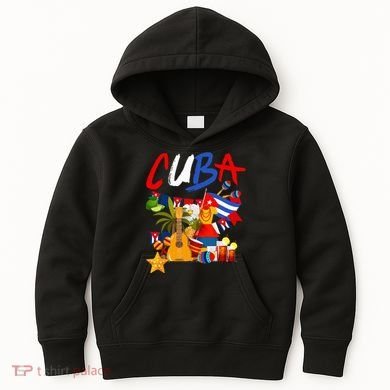 Cuban Flag Outfit Ideas Hispanic Cuba Flag Kids Hoodie