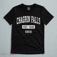 Chagrin Falls Ohio Oh Vintage Sports Established T-Shirt thumb 5