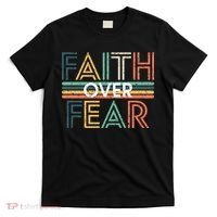 Christian Faith Over Fear Motivational T-Shirt thumb 0
