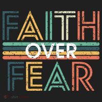Christian Faith Over Fear Motivational Beanie thumb 2