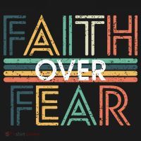 Christian Faith Over Fear Motivational Coaster thumb 2